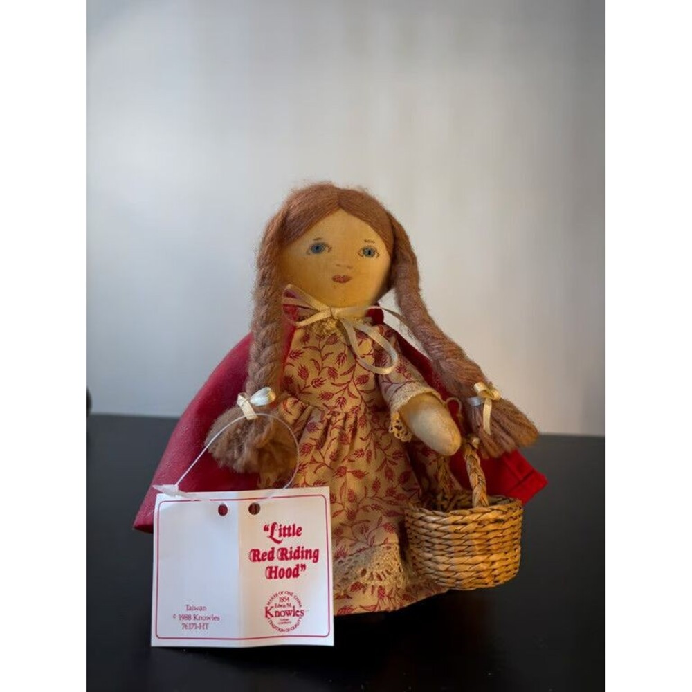 Little Red Riding Hood Doll Knowles Heroines Fairy Tale Forests Boxed Grimm